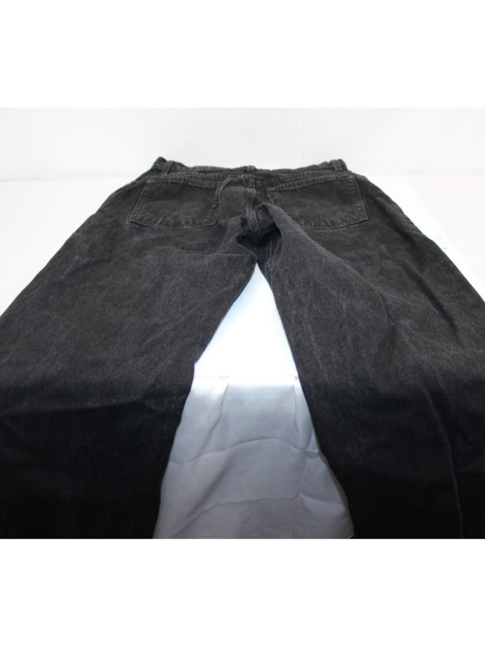 Women's Levi's Black Jeans Red Tag Cut 551 Relaxed Fit 12 long Vintage - Picture 6 of 8